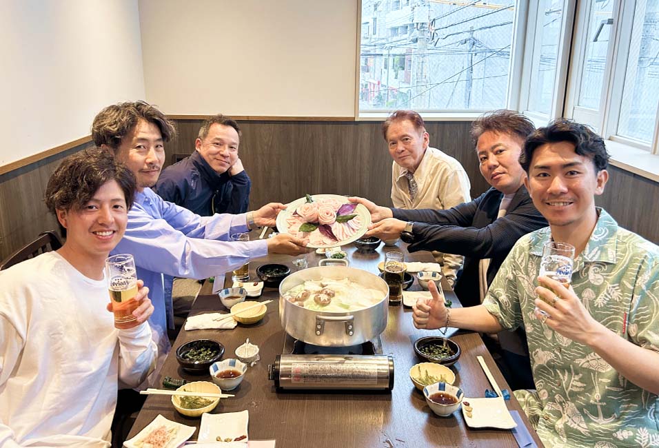 社員旅行のご飯